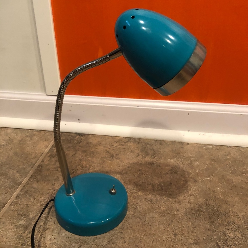 Teal LED Desk Lamp